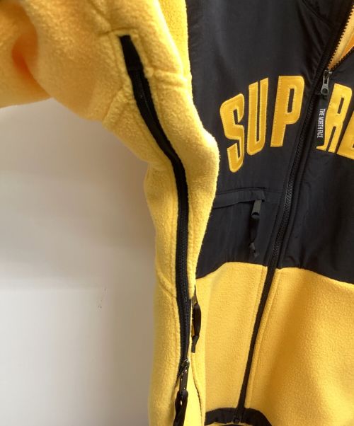 SUPREME（シュプリーム）Supreme (シュプリーム) THE NORTH FACE (ザ ノース フェイス) Denali Fleece Jacket イエロー×ブラック サイズ:Sの古着・服飾アイテム