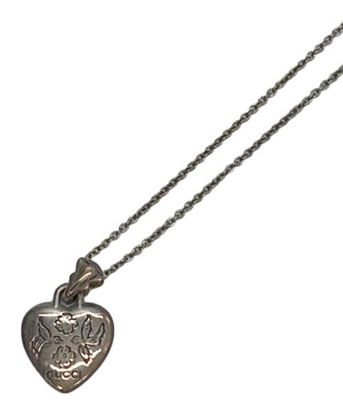 GUCCI（グッチ）GUCCI (グッチ) ハートモチーフ ブラインドフォーラブネックレスの古着・服飾アイテム