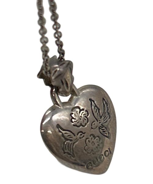 GUCCI（グッチ）GUCCI (グッチ) ハートモチーフ ブラインドフォーラブネックレスの古着・服飾アイテム