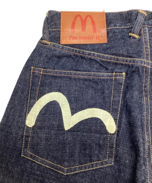 EVISU（エヴィス）EVISU (エビス) McDonalds (マクドナルド) デニムパンツ インディゴ サイズ:28×35の古着・服飾アイテム