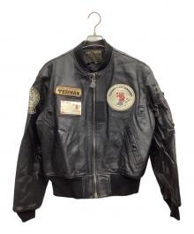 TED COMPANY（テッドカンパニー）の古着「レザージャケット」｜ブラック