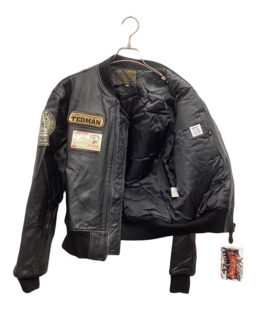 TED COMPANY（テッドカンパニー）TED COMPANY (テッドカンパニー) レザージャケット ブラック サイズ:40 未使用品の古着・服飾アイテム