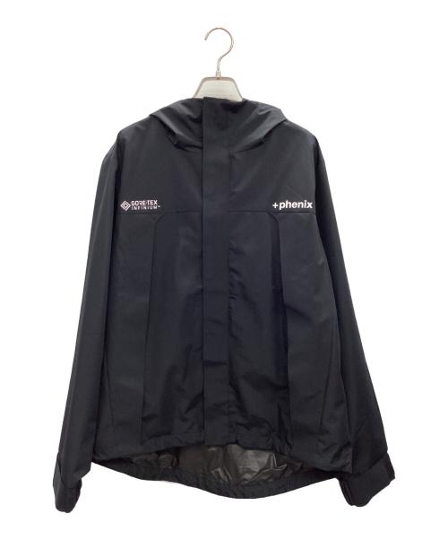+PHENIX（フェニックス）+PHENIX (プラスフェニックス) インフィニウムロゴマウンテンパーカー ブラック サイズ:Ｌの古着・服飾アイテム