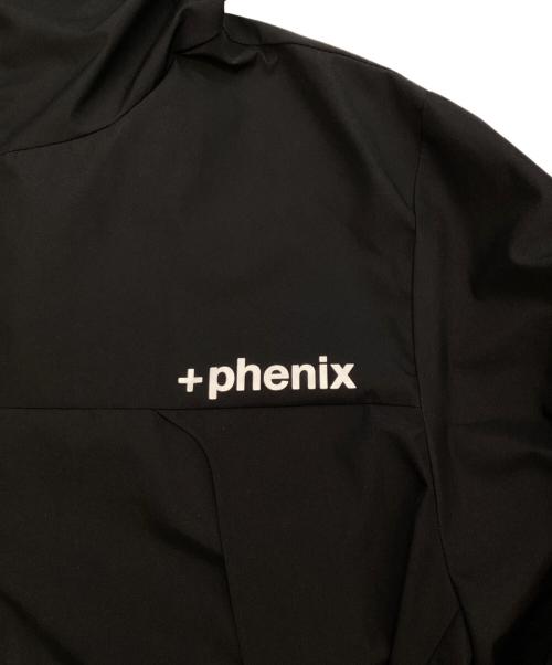 +PHENIX（フェニックス）+PHENIX (プラスフェニックス) インフィニウムロゴマウンテンパーカー ブラック サイズ:Ｌの古着・服飾アイテム