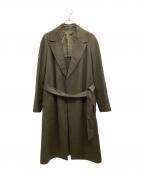 CARUSOカルーゾ）の古着「ウールコート」｜オリーブ