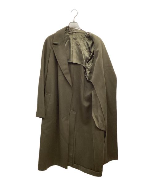 CARUSO（カルーゾ）CARUSO (カルーゾ) ウールコート オリーブ サイズ:48の古着・服飾アイテム