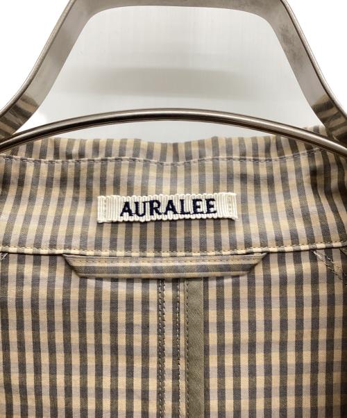 AURALEE（オーラリー）AURALEE (オーラリー) ステンカラーコート ベージュ サイズ:4の古着・服飾アイテム