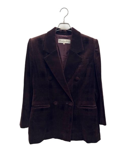 Christian Dior（クリスチャン ディオール）Christian Dior (クリスチャン ディオール) テーラードジャケット ブラウン サイズ:Mの古着・服飾アイテム