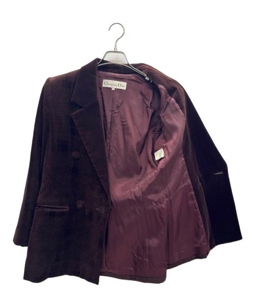 Christian Dior（クリスチャン ディオール）Christian Dior (クリスチャン ディオール) テーラードジャケット ブラウン サイズ:Mの古着・服飾アイテム