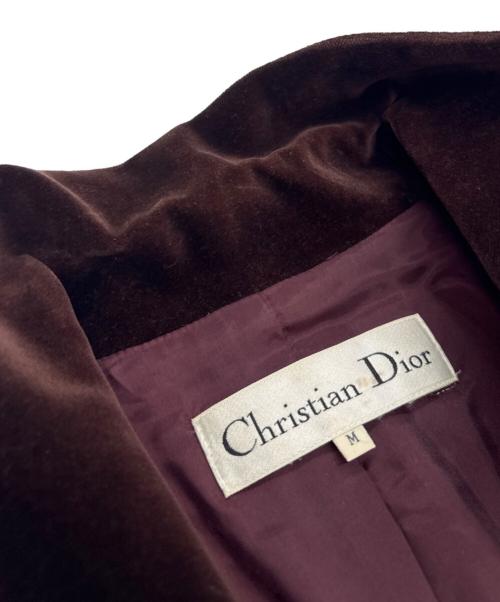 Christian Dior（クリスチャン ディオール）Christian Dior (クリスチャン ディオール) テーラードジャケット ブラウン サイズ:Mの古着・服飾アイテム
