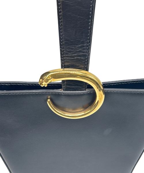 Cartier（カルティエ）Cartier (カルティエ) ハンドバッグ パンテールパンサー ブラックの古着・服飾アイテム