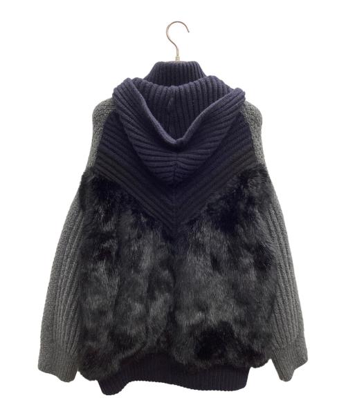 STELLA McCARTNEY（ステラマッカートニー）STELLA McCARTNEY (ステラマッカートニー) 切替ジャケット グレー×ネイビー サイズ:34の古着・服飾アイテム