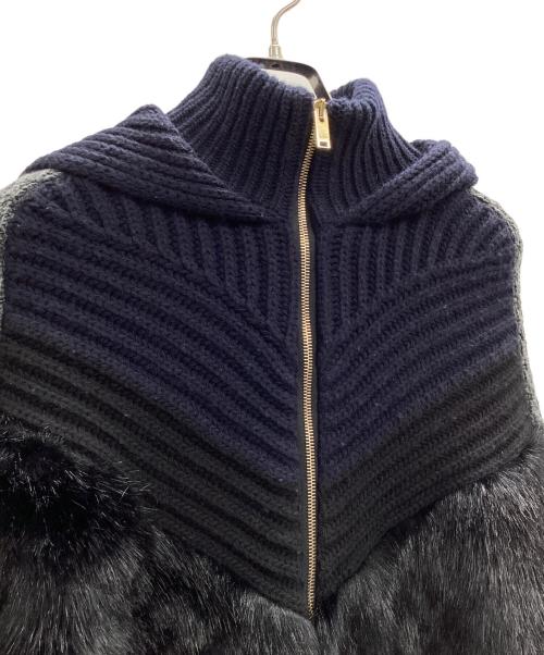 STELLA McCARTNEY（ステラマッカートニー）STELLA McCARTNEY (ステラマッカートニー) 切替ジャケット グレー×ネイビー サイズ:34の古着・服飾アイテム