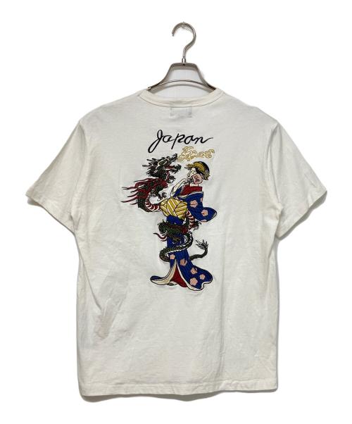 Schott（ショット）Schott (ショット) 半袖Tシャツ ホワイト サイズ:SIZE Sの古着・服飾アイテム