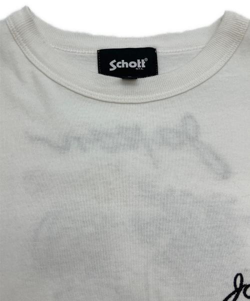 Schott（ショット）Schott (ショット) 半袖Tシャツ ホワイト サイズ:SIZE Sの古着・服飾アイテム