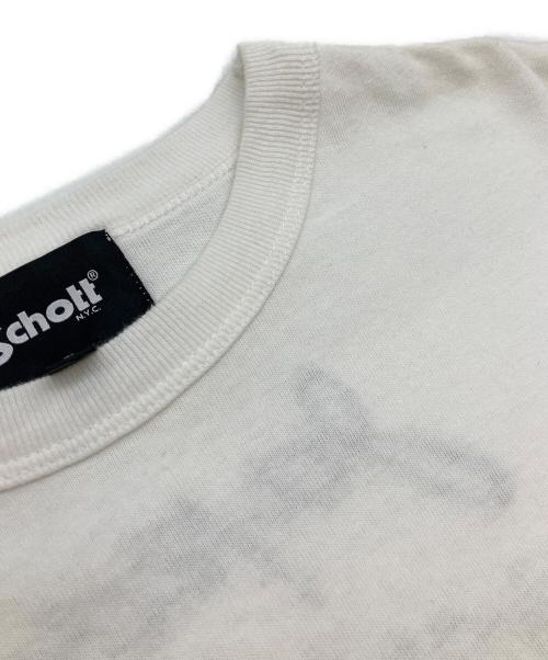 Schott（ショット）Schott (ショット) 半袖Tシャツ ホワイト サイズ:SIZE Sの古着・服飾アイテム