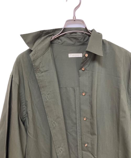 Loungedress（ラウンジドレス）Loungedress (ラウンジドレス) シャツワンピース オリーブ サイズ:Freeの古着・服飾アイテム