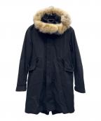 MARKAマーカ）の古着「ライナー付きモッズコート」｜ブラック