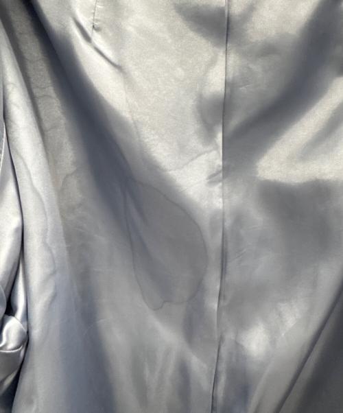 Noble（ノーブル）Noble (ノーブル) スタンドカラーオーバーコート ブルー サイズ:不明の古着・服飾アイテム