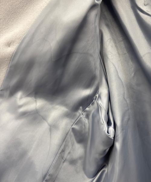 Noble（ノーブル）Noble (ノーブル) スタンドカラーオーバーコート ブルー サイズ:不明の古着・服飾アイテム