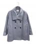 Noble（ノーブル）の古着「スタンドカラーオーバーコート」｜ブルー
