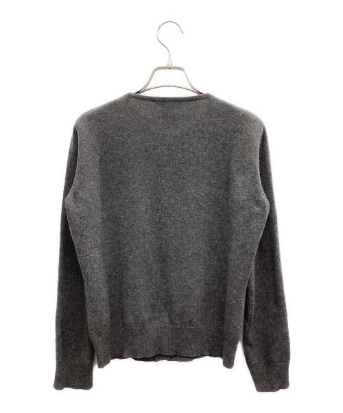 CELINE（セリーヌ）CELINE (セリーヌ) カシミヤカーディガン グレー サイズ:Mの古着・服飾アイテム