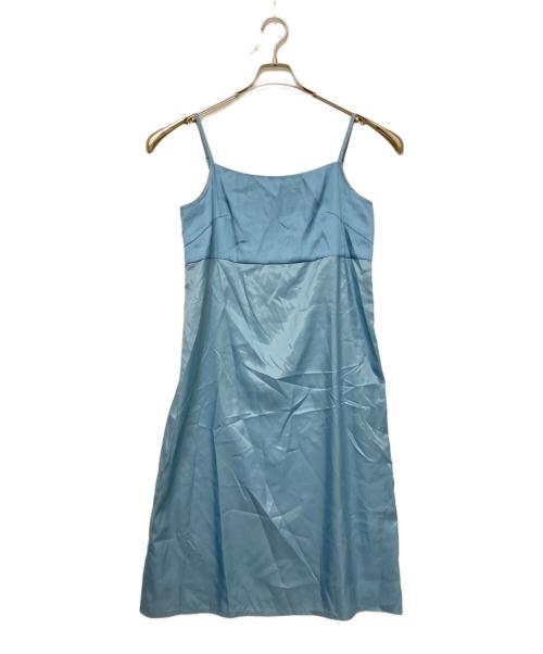 Diagram（ダイアグラム）Diagram (ダイアグラム) ティアードワンピース ブルー サイズ:36の古着・服飾アイテム
