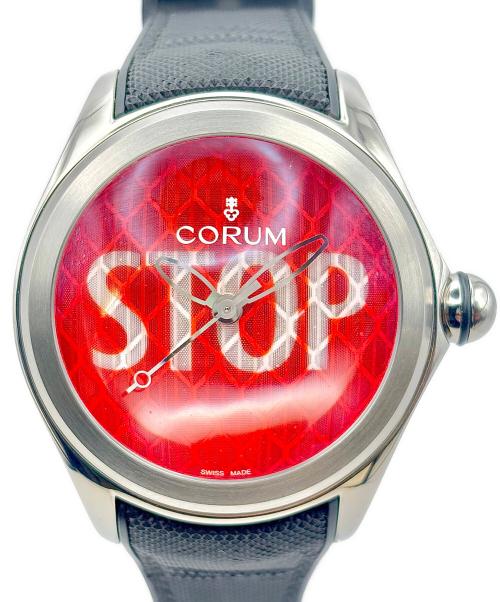 CORUM（コルム）CORUM (コルム) Bubble 52 STOP Limited Edition バブル 52 STOP リミテッド Ref:L403/03249 赤文字盤 赤文字 サイズ:52mm/13～18㎝の古着・服飾アイテム