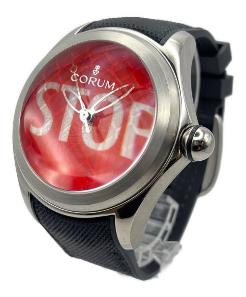 CORUM（コルム）CORUM (コルム) Bubble 52 STOP Limited Edition バブル 52 STOP リミテッド Ref:L403/03249 赤文字盤 赤文字 サイズ:52mm/13～18㎝の古着・服飾アイテム
