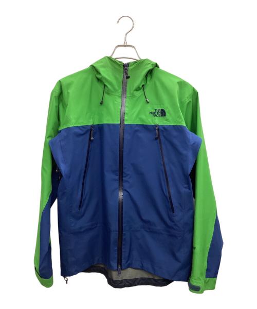 THE NORTH FACE（ザ ノース フェイス）THE NORTH FACE (ザ ノース フェイス) クライムライトジャケット グリーン×ネイビー サイズ:Lの古着・服飾アイテム