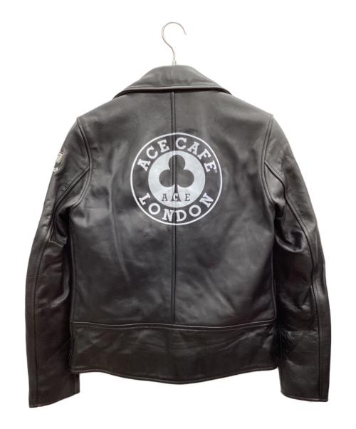 ACE CAFE LONDON（エースカフェロンドン）ACE CAFE LONDON (エースカフェロンドン) ライダースジャケット ブラック サイズ:38の古着・服飾アイテム