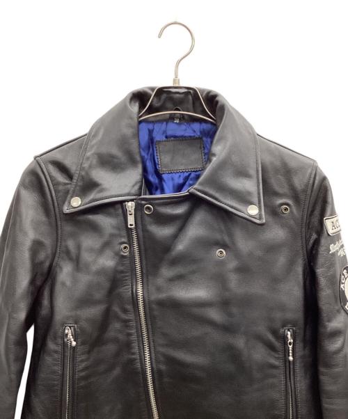 ACE CAFE LONDON（エースカフェロンドン）ACE CAFE LONDON (エースカフェロンドン) ライダースジャケット ブラック サイズ:38の古着・服飾アイテム