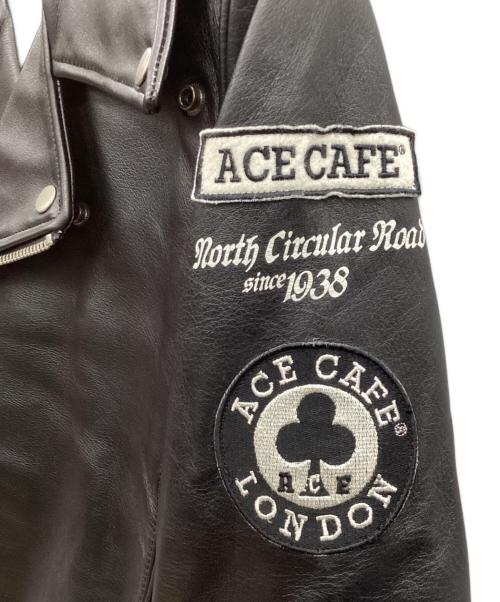 ACE CAFE LONDON（エースカフェロンドン）ACE CAFE LONDON (エースカフェロンドン) ライダースジャケット ブラック サイズ:38の古着・服飾アイテム