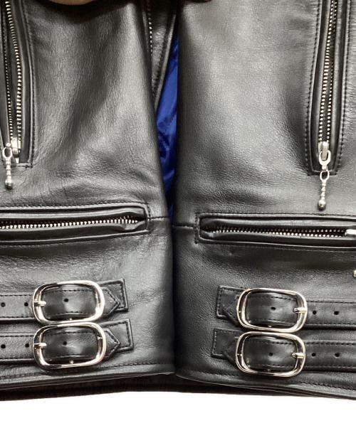 ACE CAFE LONDON（エースカフェロンドン）ACE CAFE LONDON (エースカフェロンドン) ライダースジャケット ブラック サイズ:38の古着・服飾アイテム