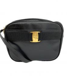 Salvatore Ferragamo（サルヴァトーレ フェラガモ）の古着「ショルダーバッグ」｜ブラック