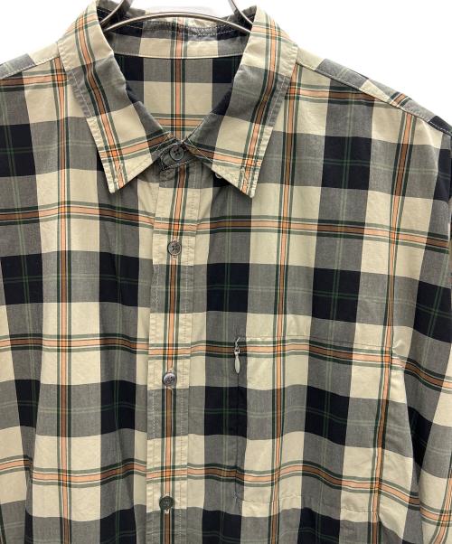 FreshService（フレッシュサービス）FreshService (フレッシュサービス) 長袖チェックシャツ ベージュ×ブラック サイズ:　の古着・服飾アイテム