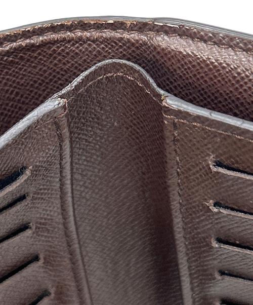 LOUIS VUITTON（ルイ ヴィトン）LOUIS VUITTON (ルイ ヴィトン) 2つ折り財布 ダミエ ブラウン×ピンクの古着・服飾アイテム