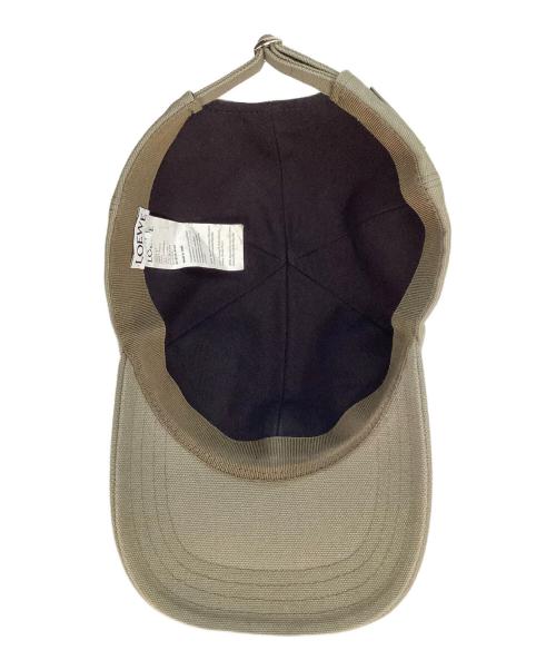 LOEWE（ロエベ）LOEWE (ロエベ) キャンバス パッチ キャップ  オリーブ サイズ:59の古着・服飾アイテム