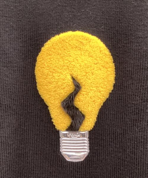 FENDI（フェンディ）FENDI (フェンディ) 電球刺繍ニット ブラック サイズ:48の古着・服飾アイテム