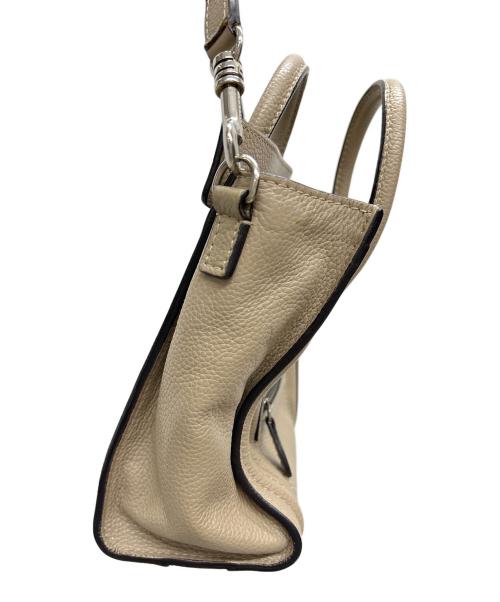CELINE（セリーヌ）CELINE (セリーヌ) ショルダーバッグ ラゲージ ナノショッパー ベージュの古着・服飾アイテム