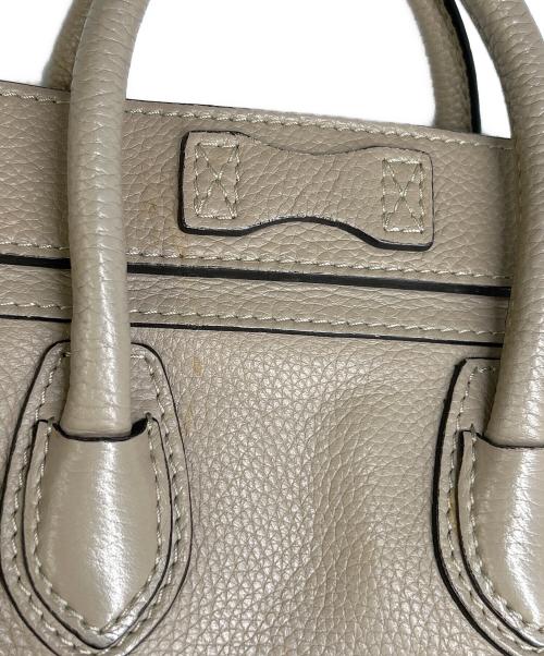 CELINE（セリーヌ）CELINE (セリーヌ) ショルダーバッグ ラゲージ ナノショッパー ベージュの古着・服飾アイテム