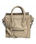 CELINE（セリーヌ）の古着「ショルダーバッグ ラゲージ ナノショッパー」｜ベージュ