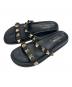 VALENTINO（ヴァレンティノ）の古着「スタッズサンダル」｜ブラック