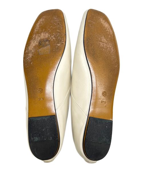 THE ROW（ザ ロウ）THE ROW (ザ ロウ) バレエシューズ ホワイト サイズ:37.5の古着・服飾アイテム