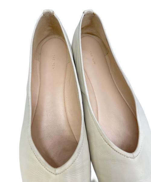THE ROW（ザ ロウ）THE ROW (ザ ロウ) バレエシューズ ホワイト サイズ:37.5の古着・服飾アイテム