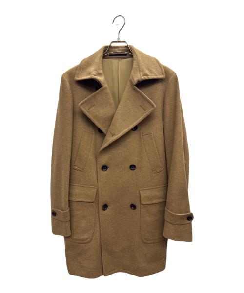 azabu tailor（アザブテーラー）azabu tailor (アザブテーラー) ウールコート ブラウン サイズ:Mの古着・服飾アイテム