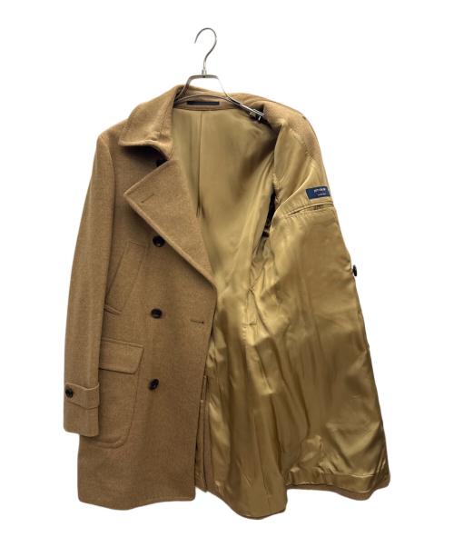 azabu tailor（アザブテーラー）azabu tailor (アザブテーラー) ウールコート ブラウン サイズ:Mの古着・服飾アイテム