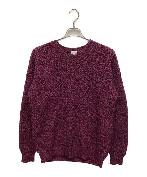 PAUL SMITH（ポールスミス）PAUL SMITH (ポールスミス) クルーネックニット パープル サイズ:Lの古着・服飾アイテム