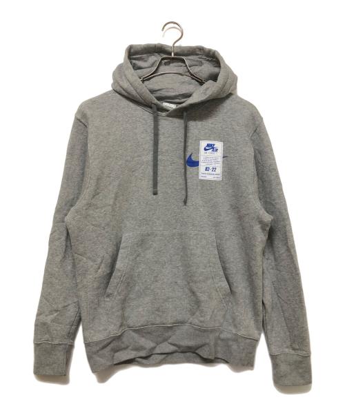 NIKE（ナイキ）NIKE (ナイキ) NIKE AS M NSW HOODIE AF1 OPEN DK GREY HEATHER 22HO-I　プルオーバーパーカー グレー サイズ:SIZE Mの古着・服飾アイテム