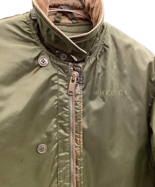 US NAVY（ユーエスネイビー）US NAVY (ユーエスネイビー) U.S.NAVY A-1ナイロンデッキジャケット 80s グリーン サイズ:不明の古着・服飾アイテム